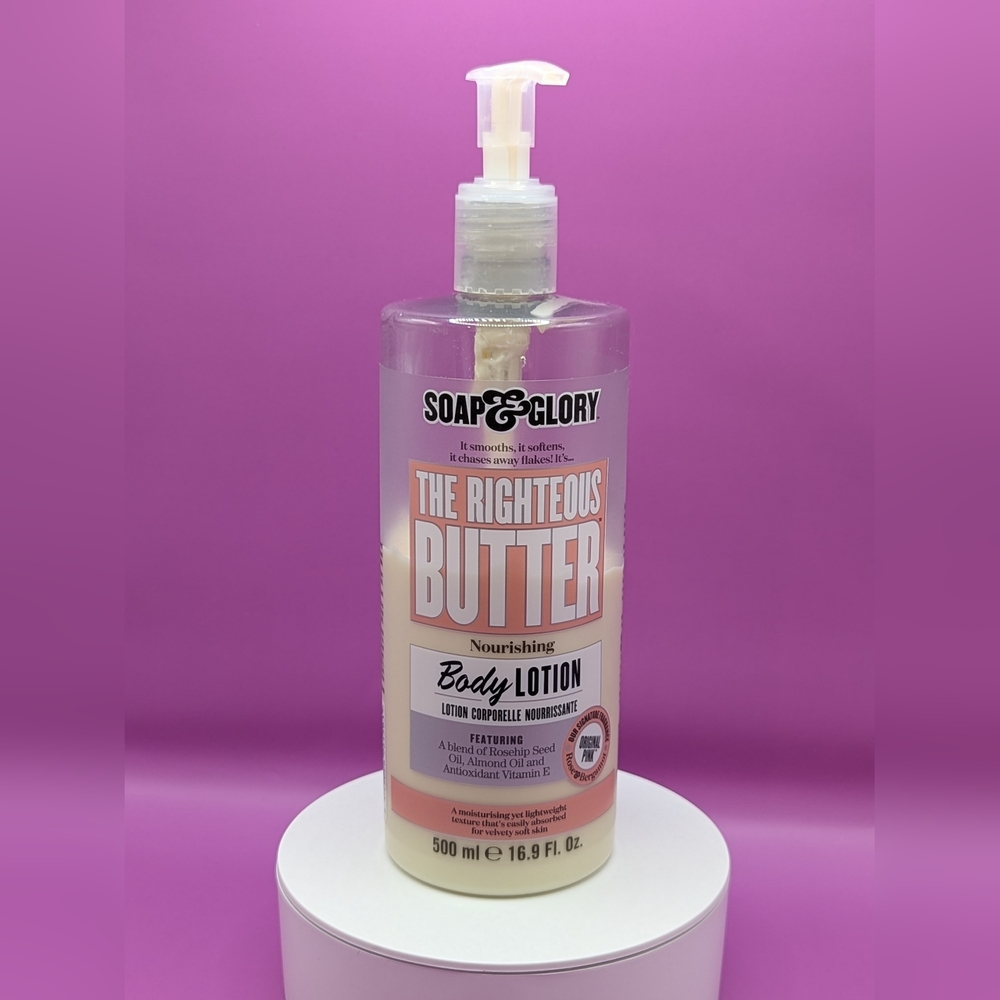 Soap & Glory Righteous Body Butter & Body Scrub Orig Pink FS Used GC Lots Left! - Picture 3 of 11